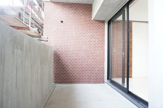 熊本市中央区新大江３丁目の賃貸マンションのバルコニー