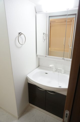熊本市中央区新大江３丁目の賃貸マンションの独立洗面台