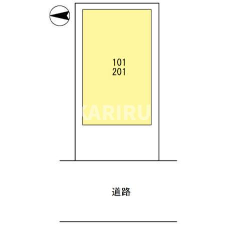 ビーバーズハウスⅢの区画図