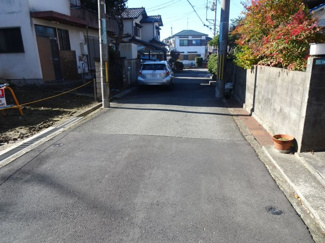 【前面道路含む現地写真】 | 川西市東畦野3丁目　建築条件無土地