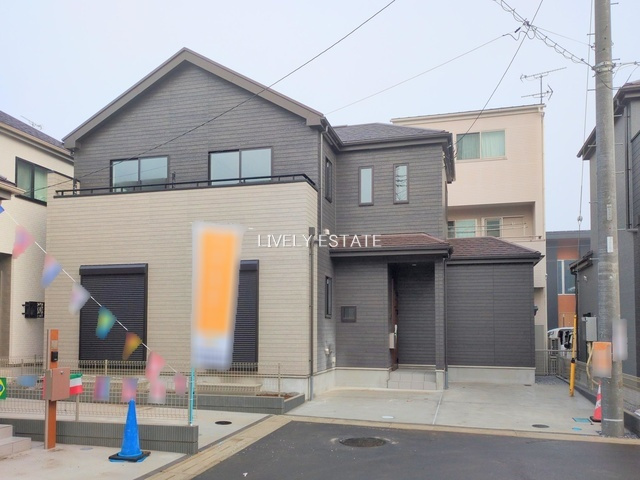 草加市長栄1丁目 新築分譲住宅 全9棟 B号棟の外観