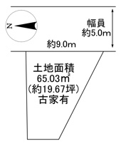 川西市東畦野5丁目8-18　建築条件無土地の画像