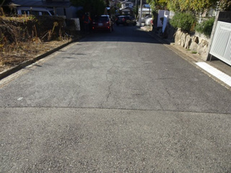 【前面道路含む現地写真】 | 川西市水明台3丁目　建築条件付土地