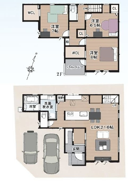 愛宕山南町　新築戸建　1号棟　【全3区画】