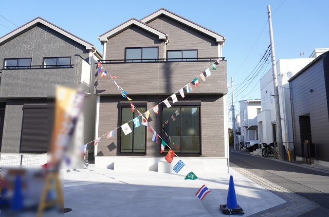 草加市長栄1丁目 新築分譲住宅 全9棟 C号棟の外観