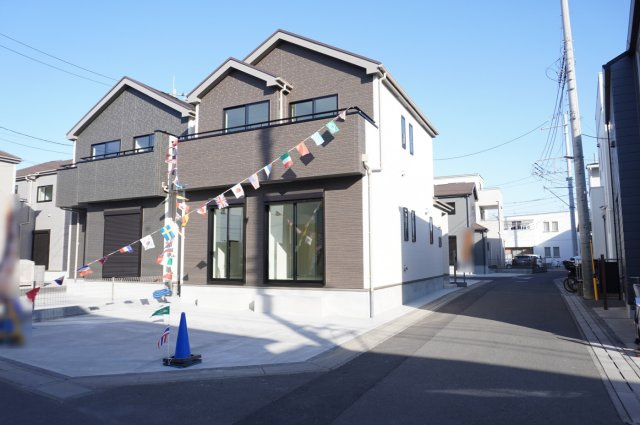 草加市長栄1丁目 新築分譲住宅 全9棟 C号棟の外観