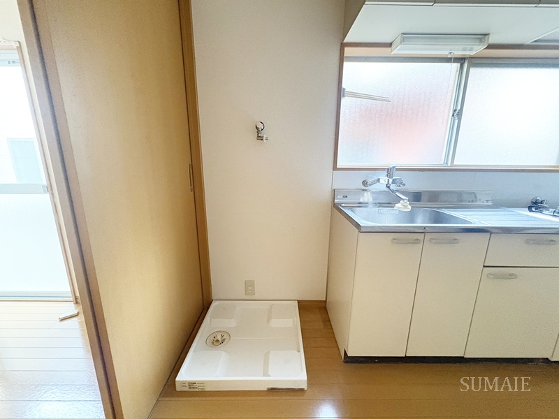 コーポ富田のその他|室内洗濯機置き場です☆