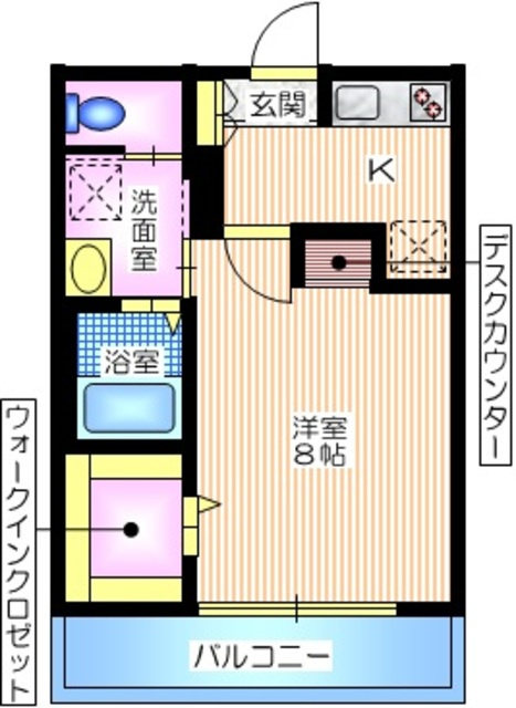 グランソレイユ本牧Ⅱの間取り