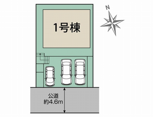 【区画図】 | 【仲介手数料０円】厚木市まつかげ台　新築一戸建て　 | 厚木市まつかげ台　新築一戸建て　