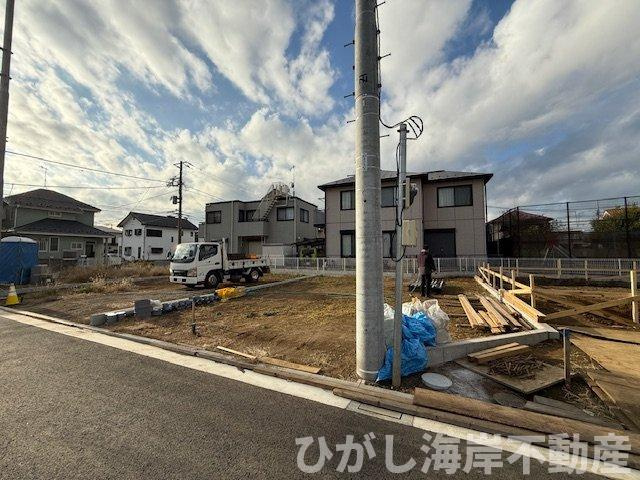 茅ヶ崎市出口町　新築戸建　　全６棟の外観|12月19日撮影　建築中　現地外観