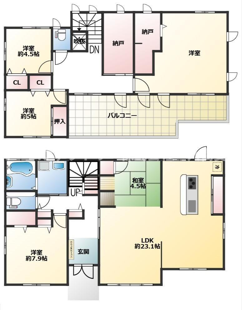 八街市吉倉　中古戸建の間取り|図面と現況に相違がある場合、現況を優先致します。