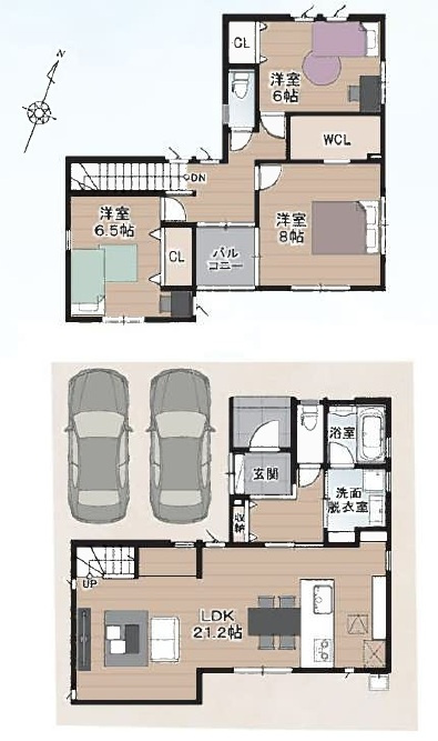 愛宕山南町　新築戸建　3号棟　【全3区画】