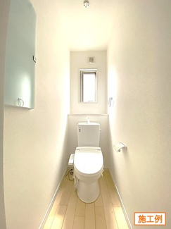 【内観：施工例】 | 相模原市南区麻溝台　新築分譲住宅　全2棟/今回販売1棟（1号棟） | 同施工会社施工例（トイレ）