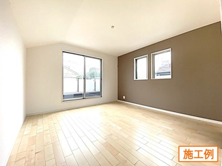 【内観：施工例】 | 相模原市南区麻溝台　新築分譲住宅　全2棟/今回販売1棟（1号棟） | 同施工会社施工例（洋室）