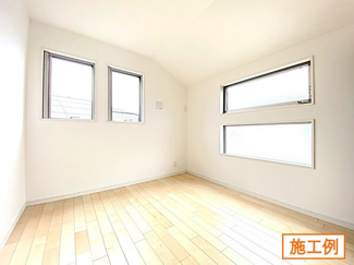 【内観：施工例】 | 相模原市南区麻溝台　新築分譲住宅　全2棟/今回販売1棟（1号棟） | 同施工会社施工例（洋室）