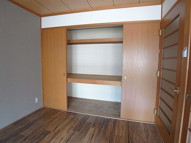 ユニオンハイツの収納|収納スペース壁一面で大きいです