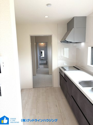 リーブルガーデン多井田3期　2号棟のその他|キッチンからの家事動線