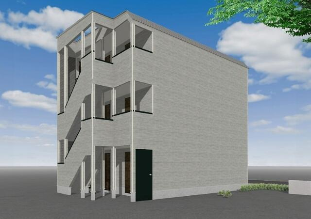 紬荘の外観パース