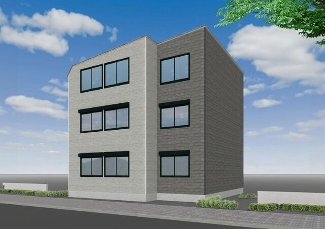 紬荘の外観パース