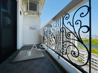 【バルコニー】 | クリスタルブライト天満橋リバーサイド | ※同物件　別間取り　参考写真