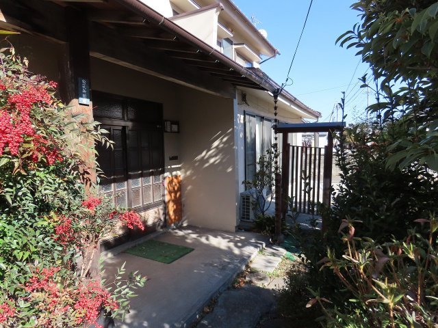 波田　売中古住宅の庭