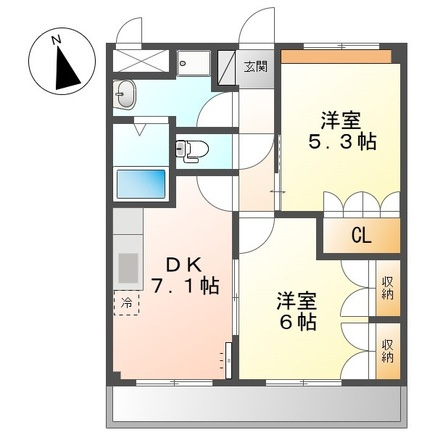 【間取り】 | グリーンヒルズ曙