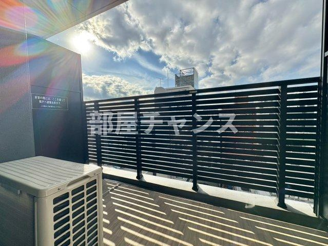 メイクス矢場町Ⅱのバルコニー