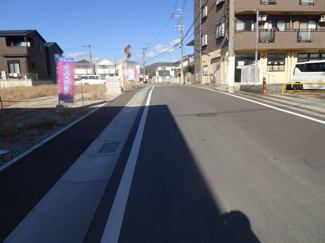 【前面道路含む現地写真】 | 川西市東畦野6丁目　B号地　建築条件無土地