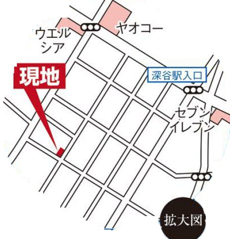 新築建売・新築戸建て　深谷市上野台2期　GRAFARE　全2棟の地図