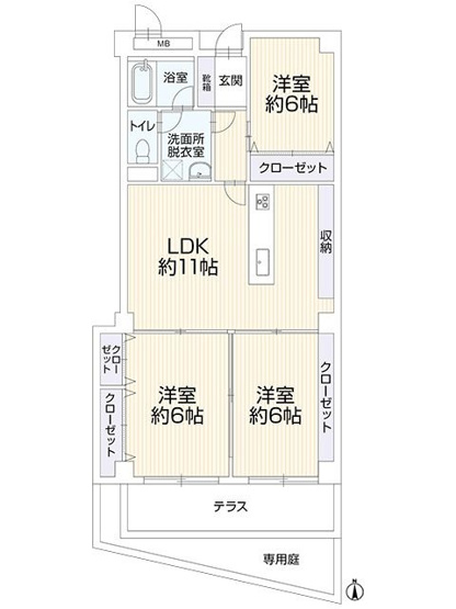 【間取り】 | 高宮ハウスⅡ