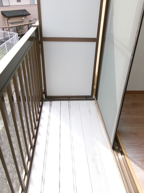 パラシオン田中のバルコニー