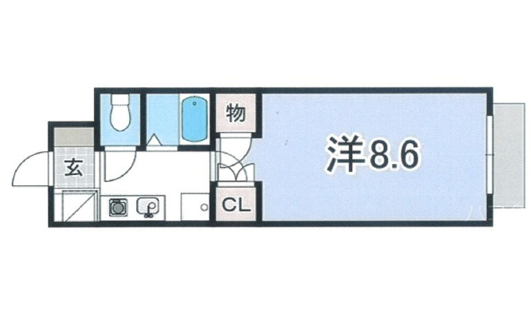 広島市佐伯区三筋2丁目　売マンションの間取り