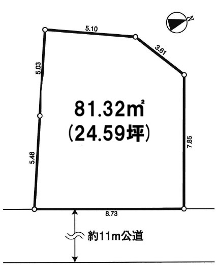 板橋区前野町5丁目　充実生活エリア　新築戸建限定1棟の区画図