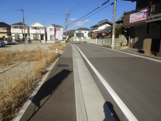 【前面道路含む現地写真】 | 川西市東畦野6丁目　E号地　建築条件無土地