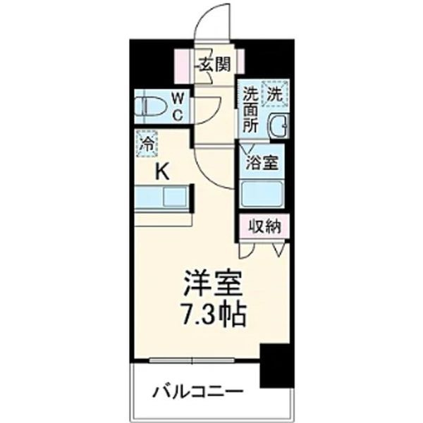 ライジングコート名古屋駅南の間取り