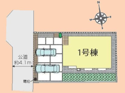 【区画図】 | 瀬谷区南瀬谷1丁目〈新築戸建〉敷地面積約50坪！カースペース2台！