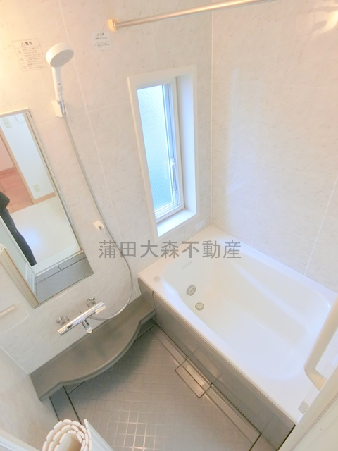 南雪谷ガーデンの浴室|追い焚き機能付きバスルーム　お風呂