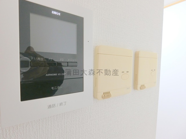 南雪谷ガーデンの設備|TVモニター付インターホンとLD床暖房
