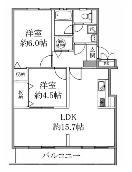 【間取り】 | 南宇治ローレルコートＡ棟