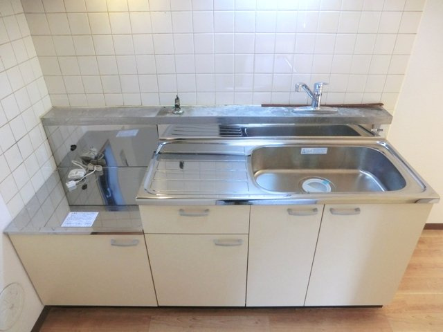 ゴールドマンション小熊ＰＡＲＴ１のキッチン|★２口ガスコンロ設置可・プロパンガス仕様★