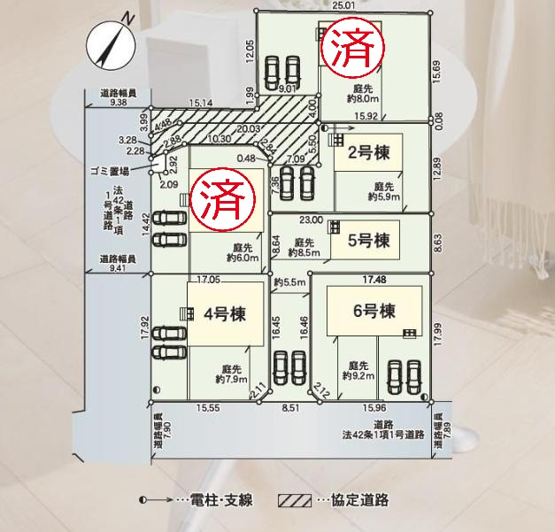 神栖市知手第4　新築戸建　2号棟の区画図
