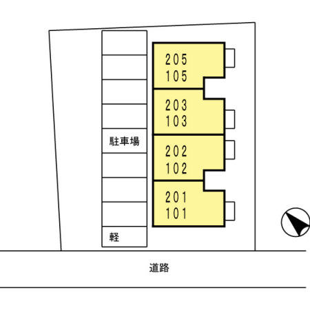 ウィルモア翔の区画図