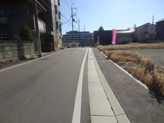 【前面道路含む現地写真】 | 川西市東畦野6丁目　X号地　建築条件無土地