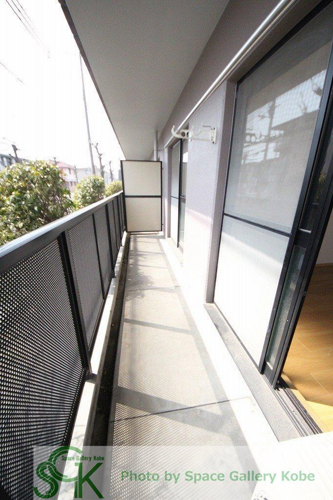 ポレール伊川　Ⅱのバルコニー|※お部屋により仕様が異なる場合があります。