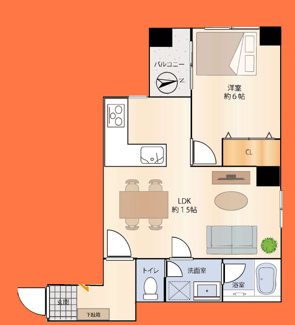 【間取り】 | シャトレー上野