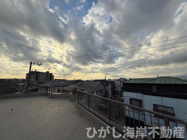 茅ヶ崎市浜之郷　中古戸建　の展望|ルーフバルコニーからの眺望