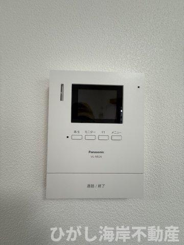 茅ヶ崎市浜之郷　中古戸建　のセキュリティ|新規リフォーム完了！　TVモニター付きインターフォン