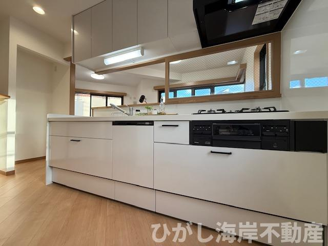 茅ヶ崎市浜之郷　中古戸建　のキッチン|新規リフォーム完了！　キッチンスペース