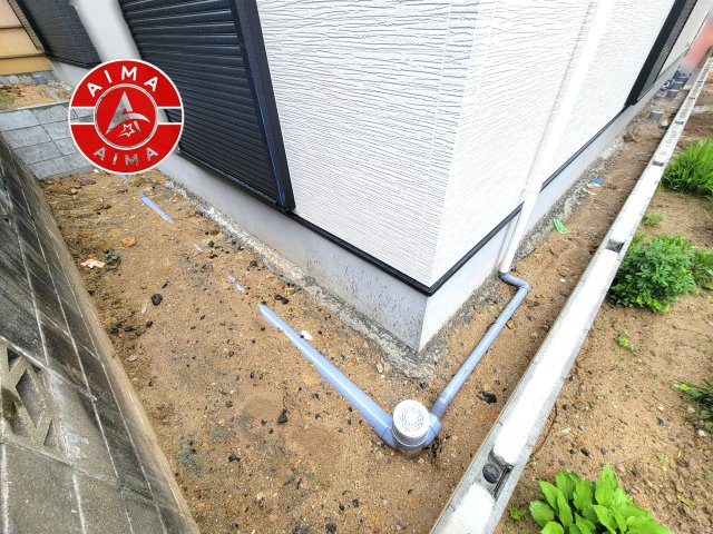 福岡市南区寺塚2丁目第1-2棟（1号棟）の庭|お庭で自由な時間を過ごせます。
