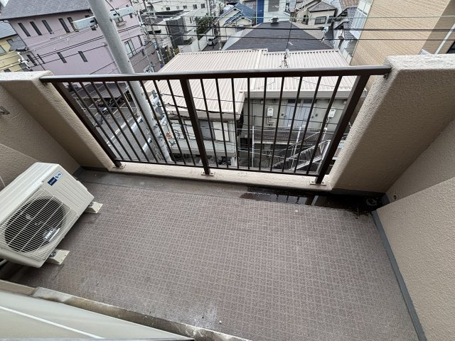 三山マンションのバルコニー